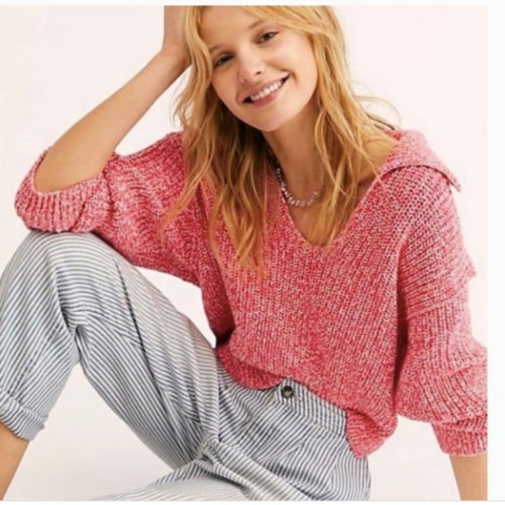 Free People Love This City Pullover Knit S…